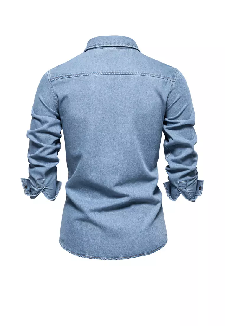 休閒牛仔襯衫 AX6028