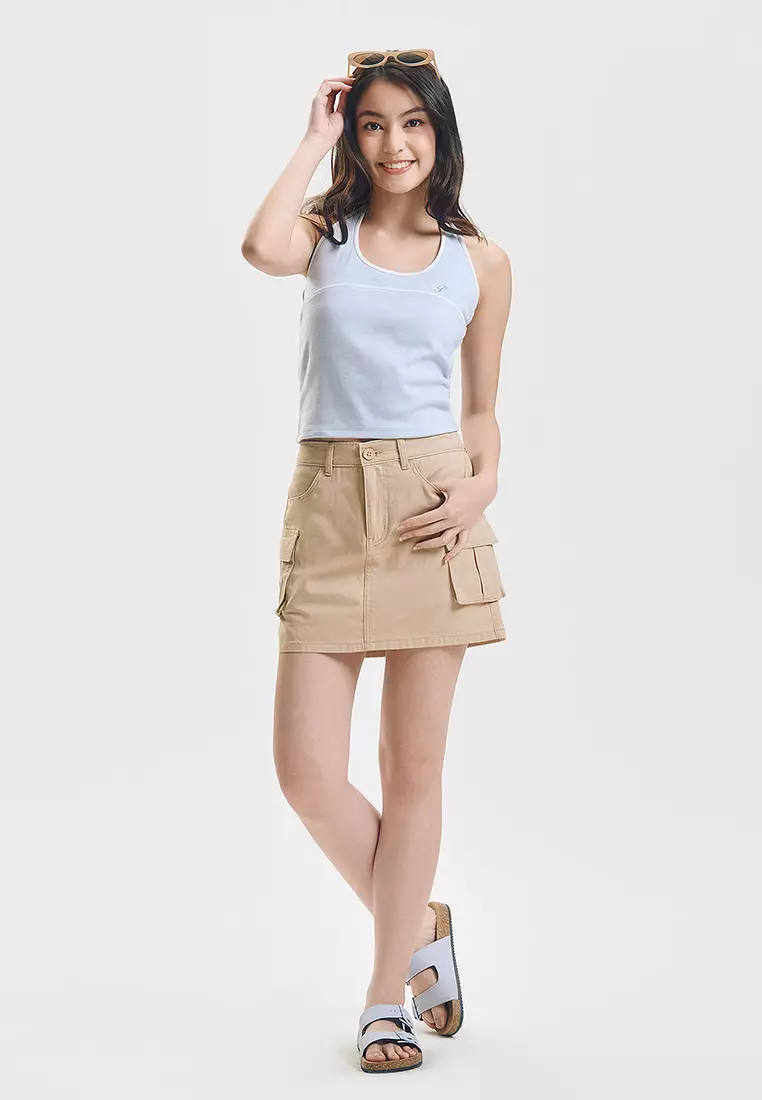 Slim Halter Tank Top