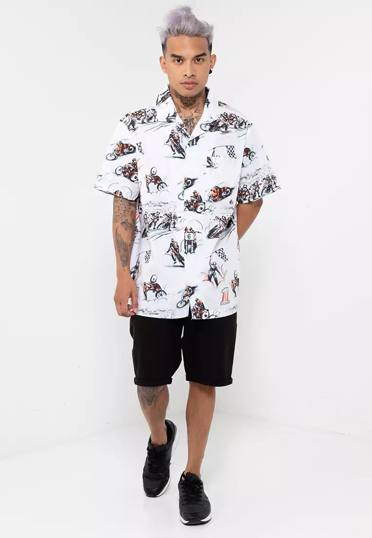 Harley-Davidson Twisty Aloha Print Shirt