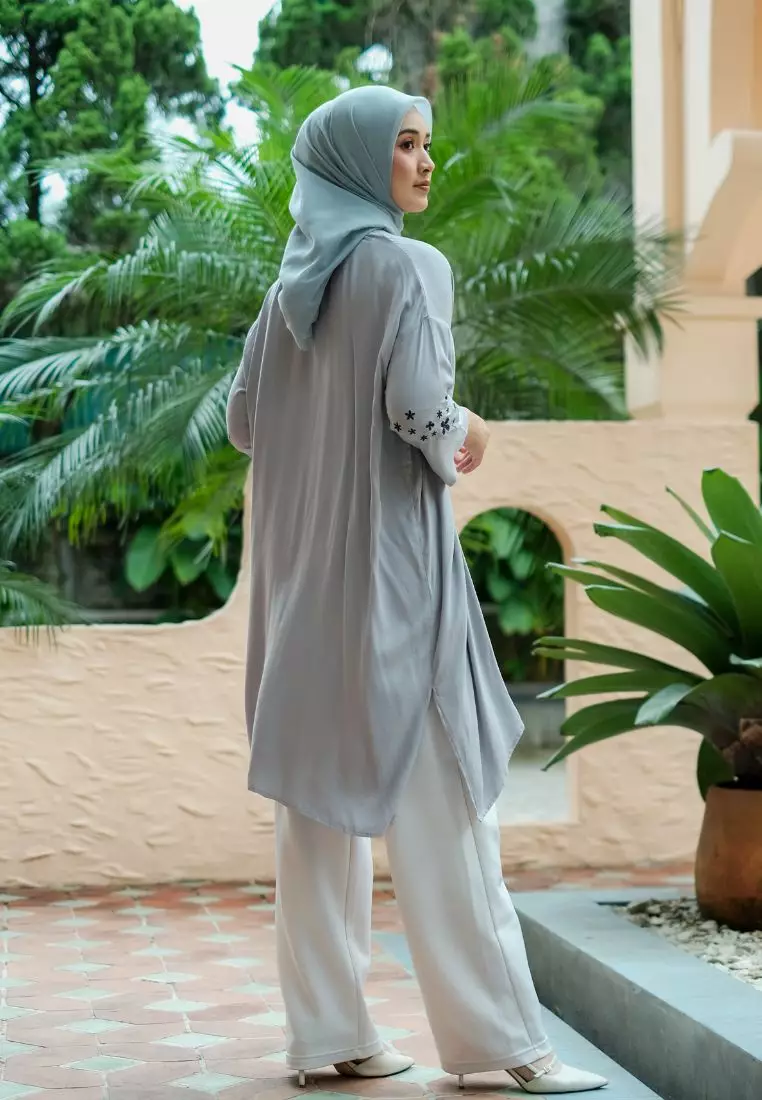 Azzura Kaftan Tunik Grey