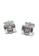 Splice Cufflinks purple and silver Purple Crystals Inserts Cufflinks SP744AC49ENASG_1