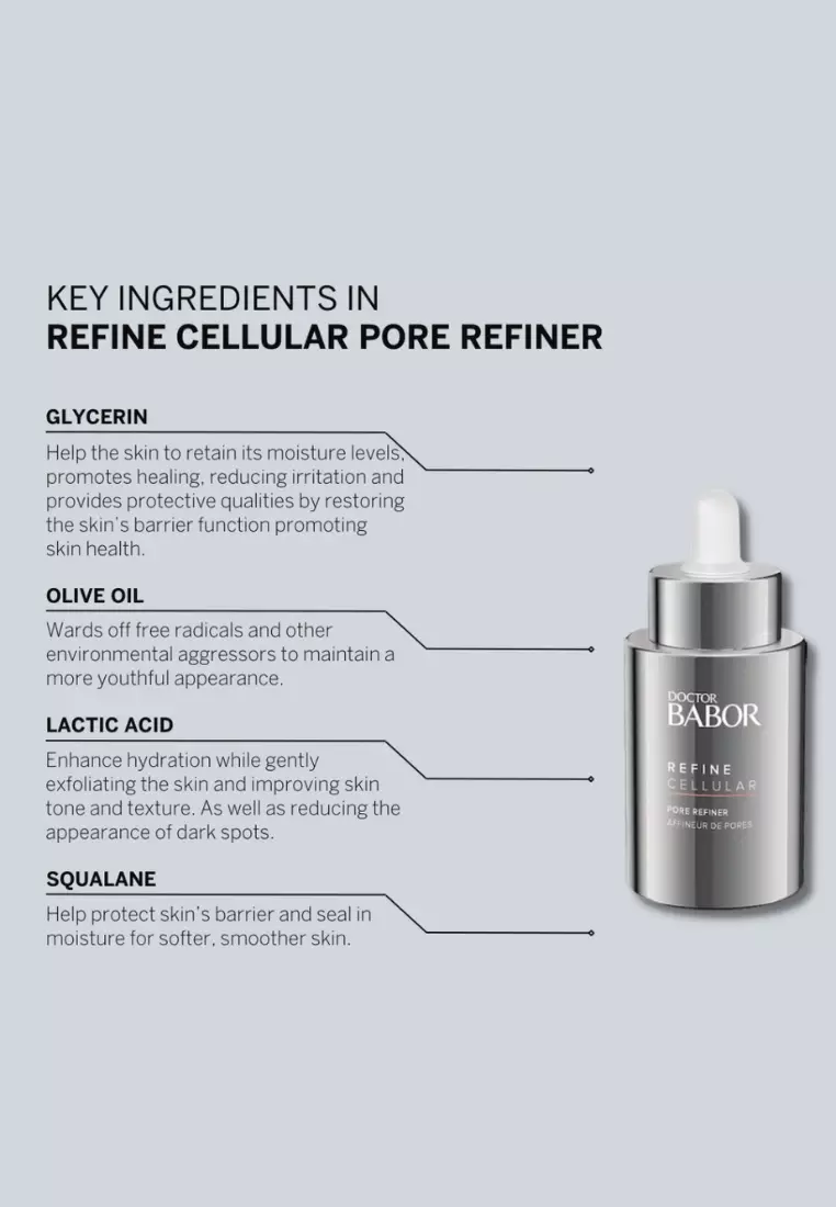 Buy Babor DOCTOR BABOR REFINE CELLULAR Pore Refiner 50ml - Anti-pore serum  for blemished skin Online
