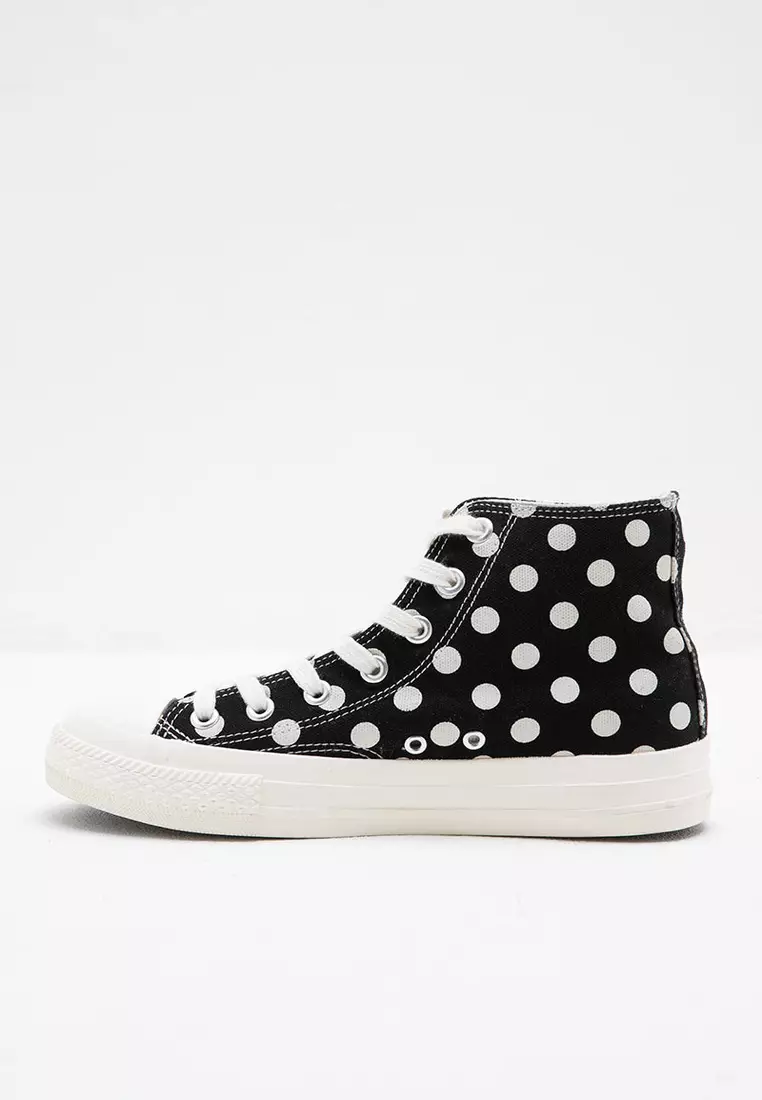 Sofia Yolla Pattern Sneaker Black