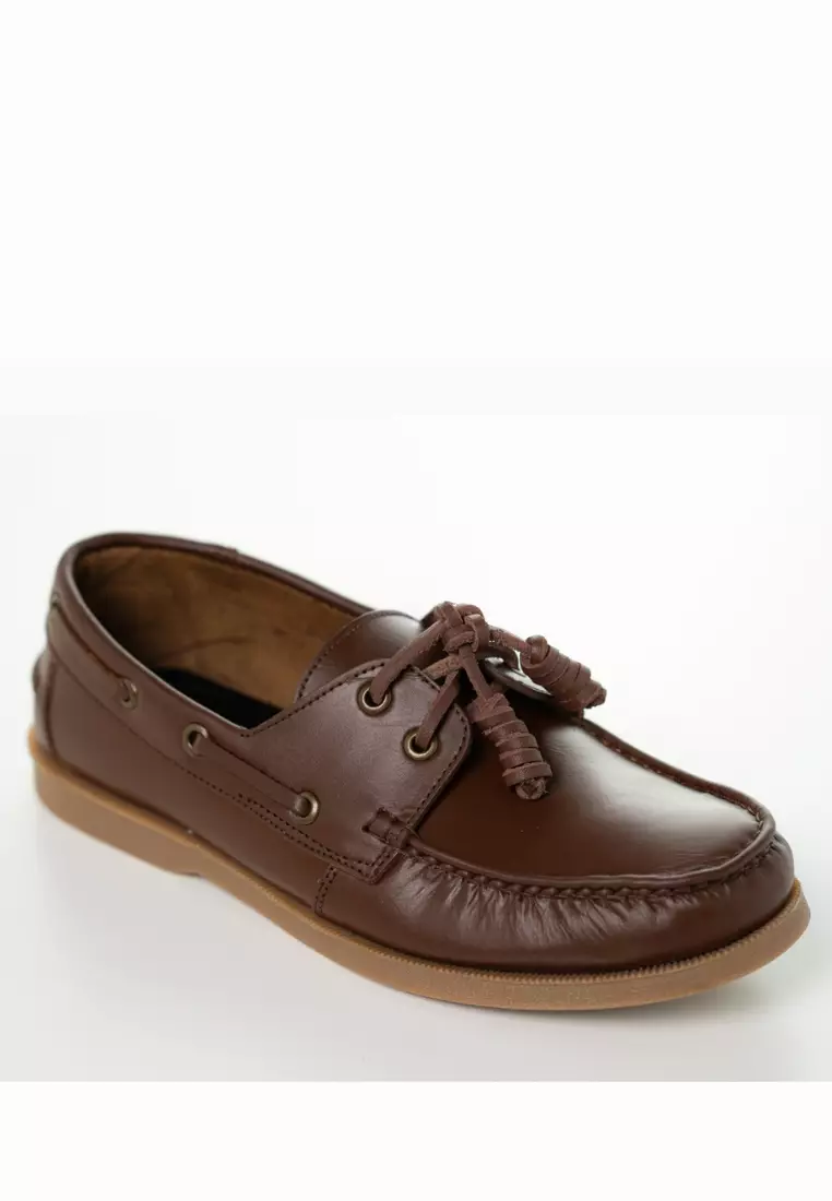 Discount on Jirras  shoes - SKU: Jirras Men Boat Shoes Shoes Genuine Leather Filipino Handcraft Choco Brown Ephraim