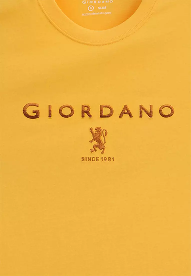 Men's Slim Fit Lion Logo Tee