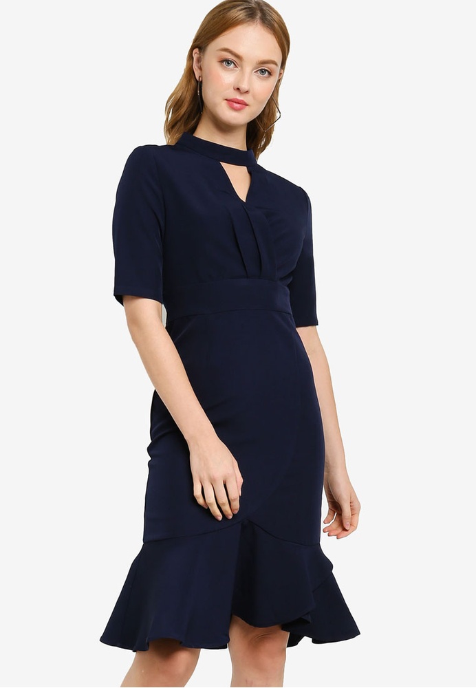 zalora long gown