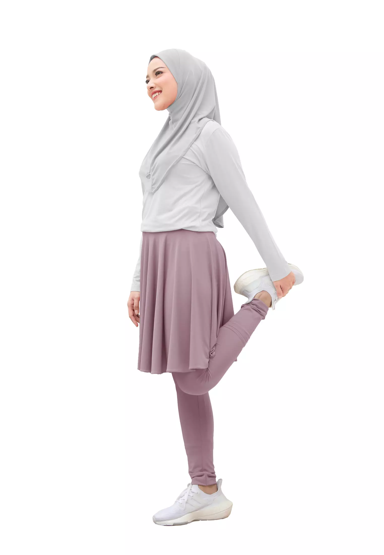 Zelena - Chahra Leggings Skirt | Celana Olahraga Legging Rok Wanita - XL