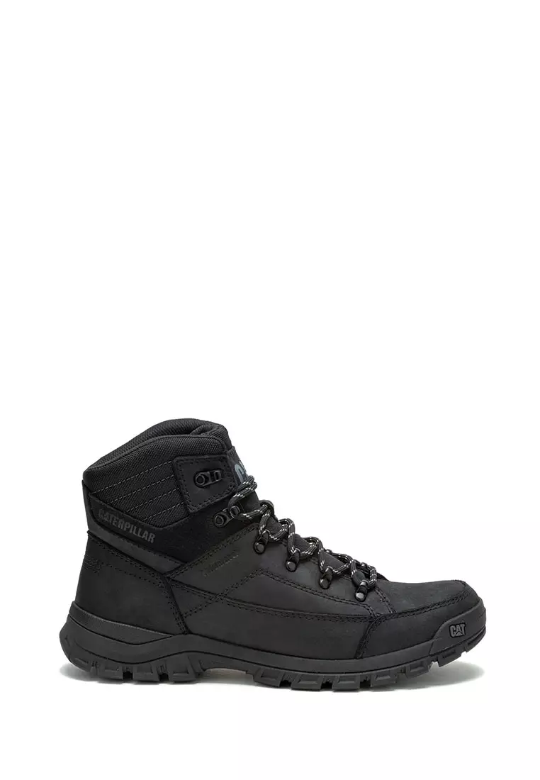 Caterpillar Men s Threshold Hiker Waterproof Boot Black P725957 Casual Streetwear Urban Leather Dress Shoes