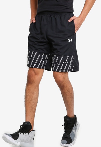 Under Armour black Baseline Speed 10' Short 39084AA5CD0AD2GS_1
