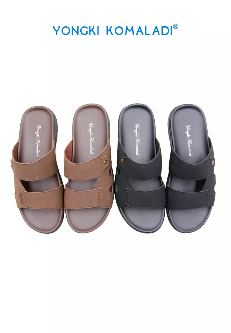 [ ORIGINAL ] YONGKI KOMALADI SANDAL OL-ESRF467-23 HITAM