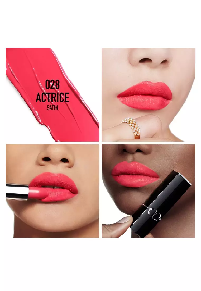 ROUGE DIOR LIPSTICK #028 ACTRICE SATIN
