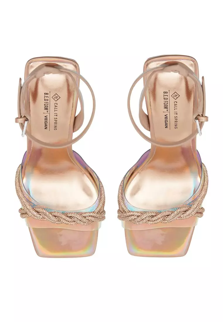 Call it spring sales rose gold heels