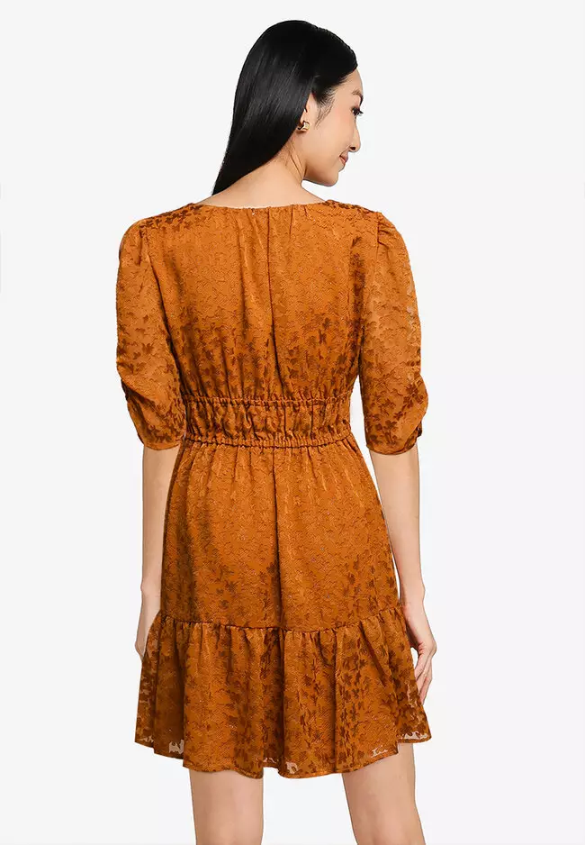 Bonati Burn Out Drape Dress