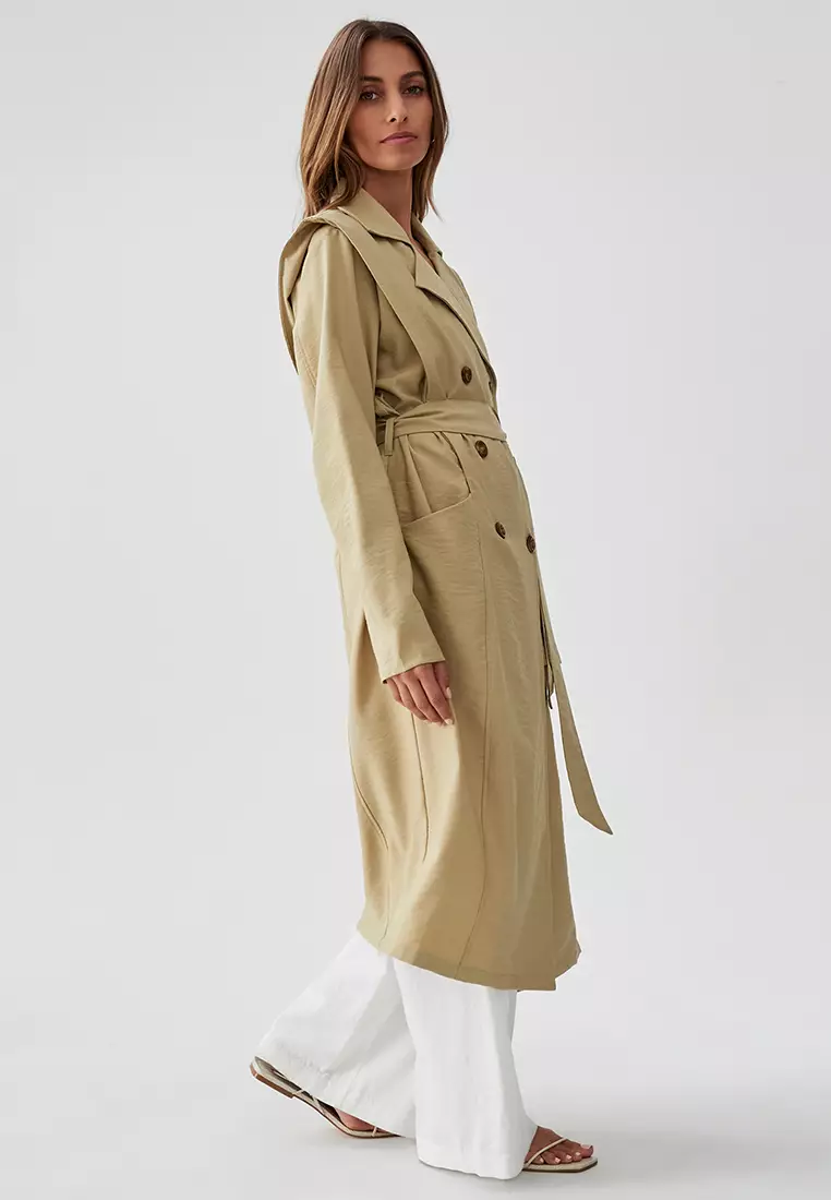 Buy The Fated Aliah Trench Online | ZALORA Malaysia