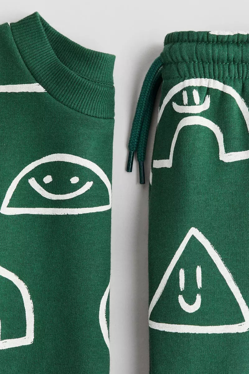 2-piece printed sweatshirt set