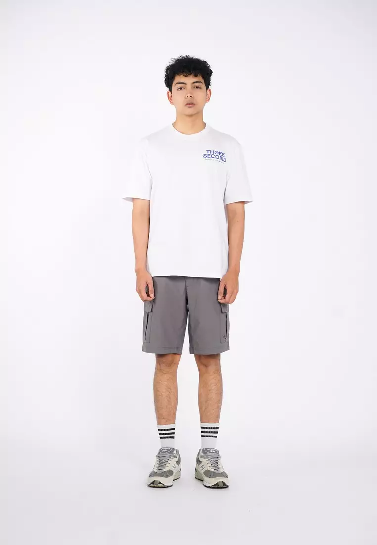 3Second Men's T-Shirt Short Sleeve Regular Fit Cotton Colmar OL-C250425