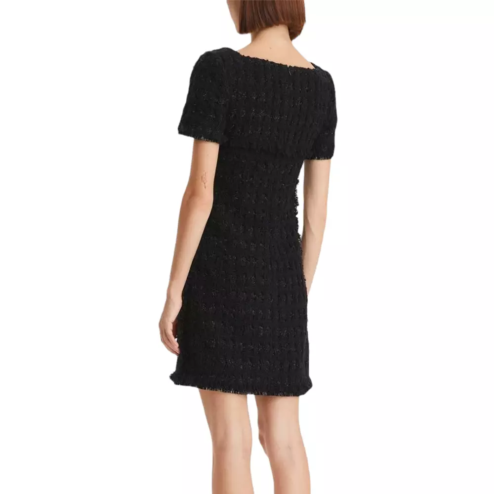 Jual TORY BURCH Tory Burch Tinsel Tweed Mini Dress Black Original 2024