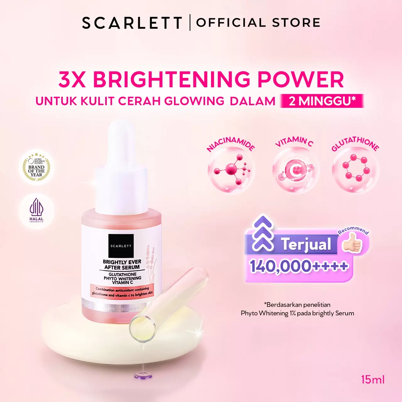 Scarlett Whitening Brightly Ever After Serum