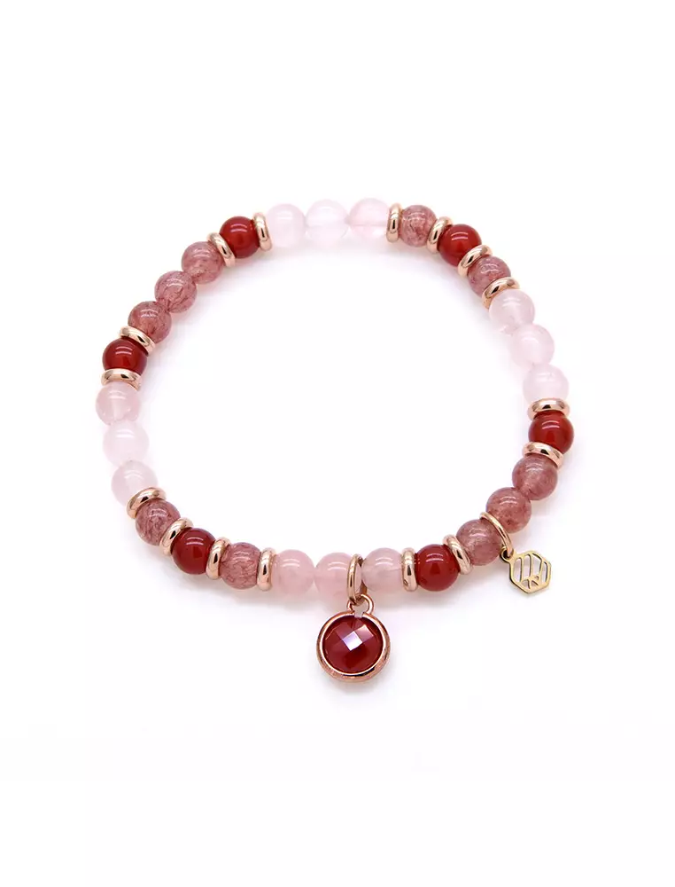 Buy Jadeite Atelier Strawberry Quartz Red Chalcedony Rose Quartz