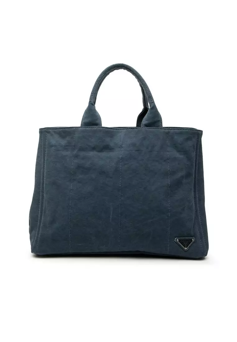 Prada Pre-Loved Prada Denim Tote 2026 | Buy Prada Online | ZALORA