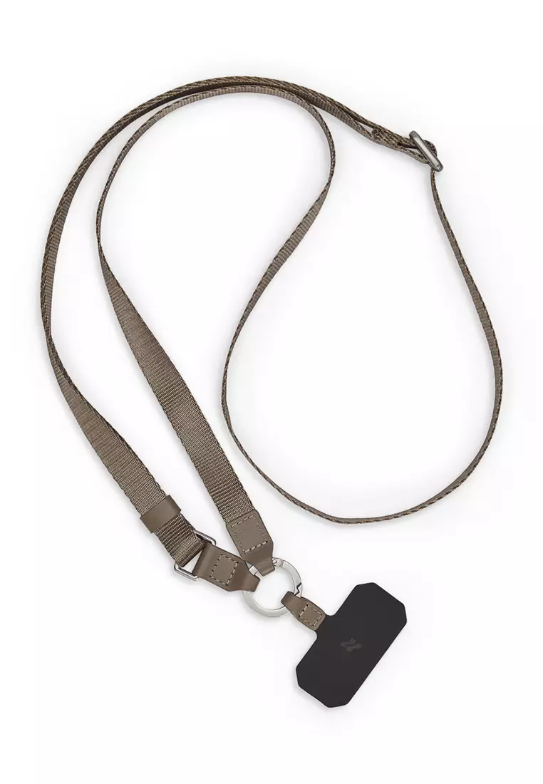 LOJEL Iloj Crossbody Strap Nylon - Pebble Gray