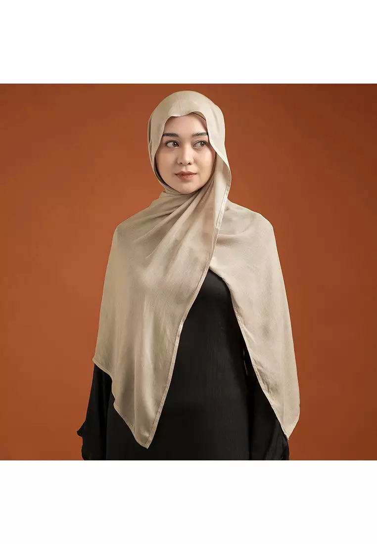 Nour Shawl New Material Cafe Cream