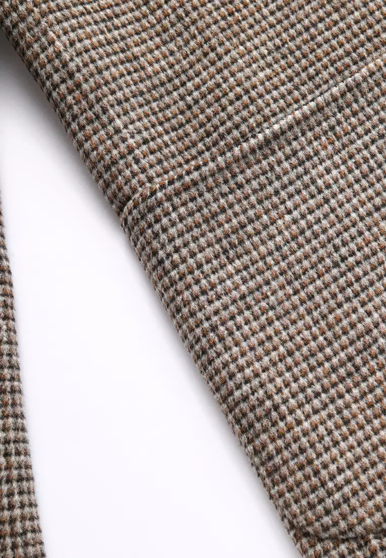 Casual Slim Wooled Suit 8819