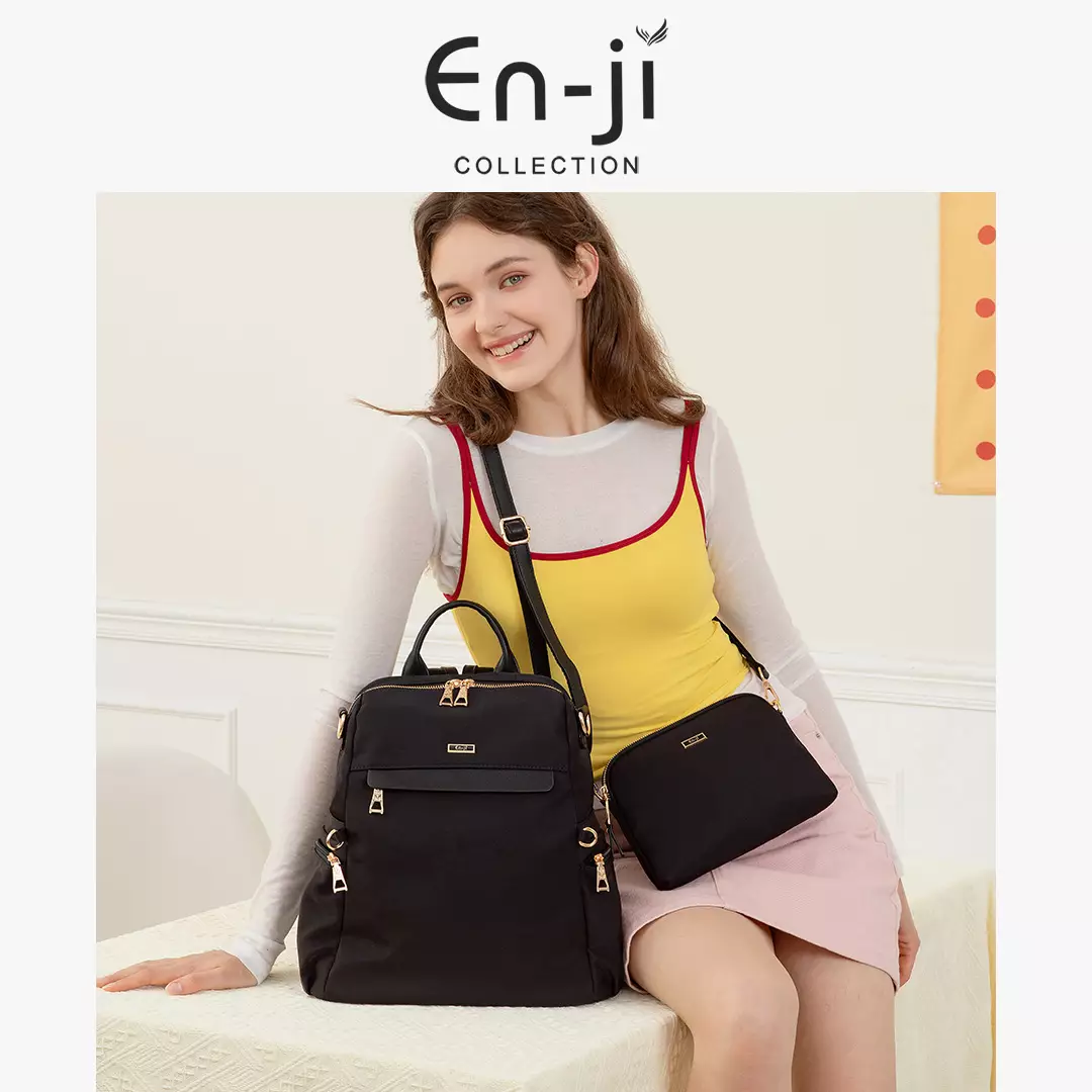 En-ji Lisa Backpack - Black