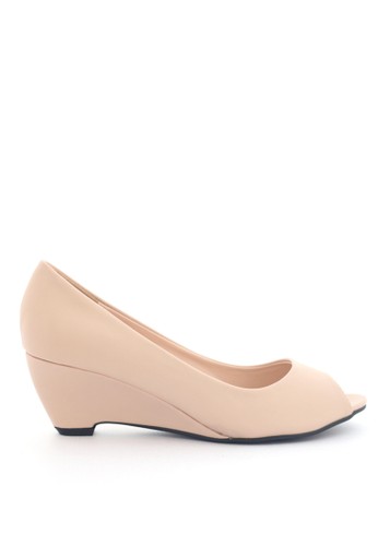 Mika Nude Wedges