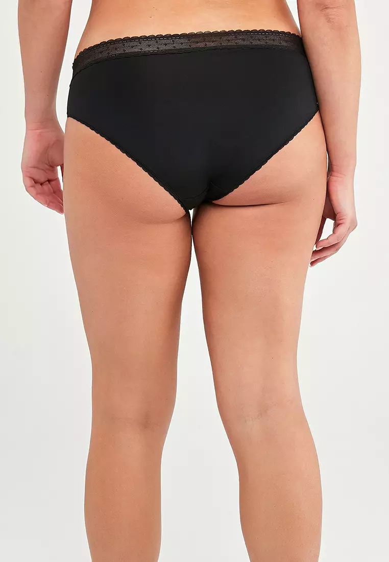 Lace Detail Comfortable Slip Briefs