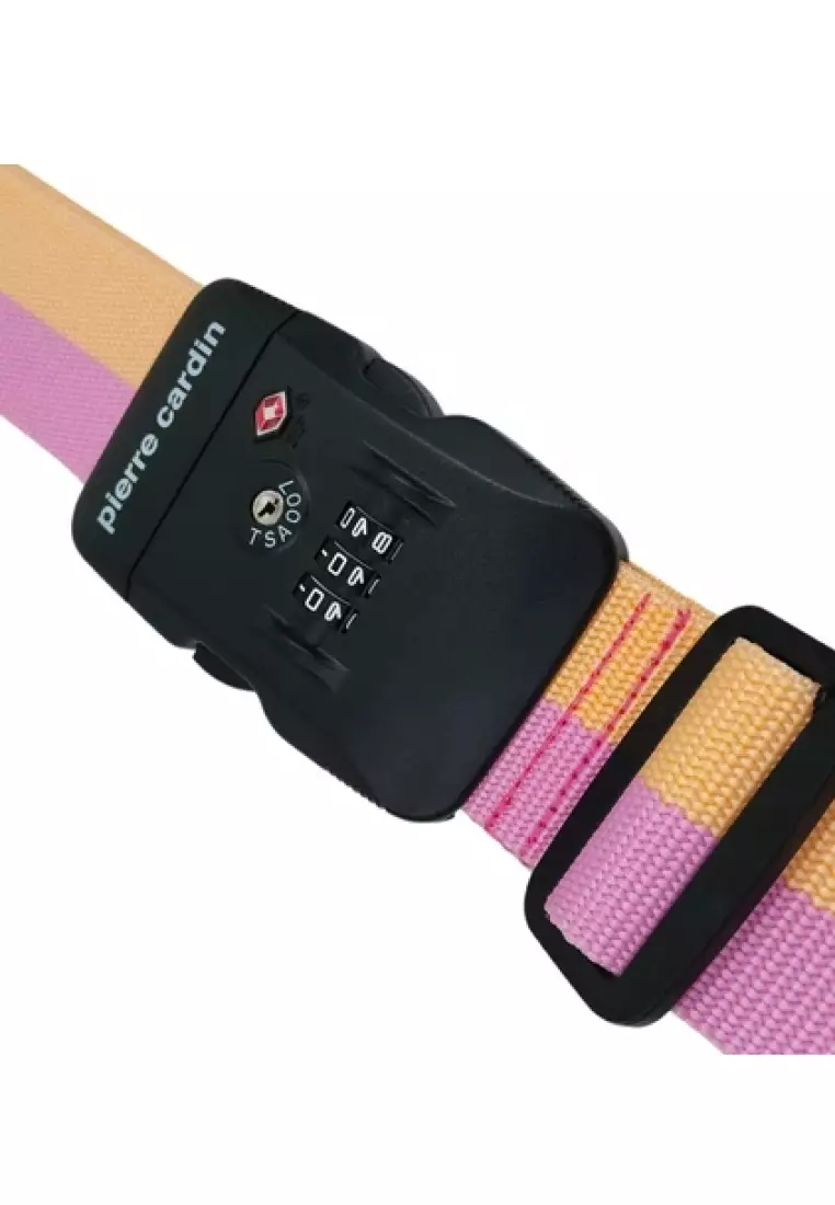 Pierre Cardin Strap Koper Travel Strap to Secure Luggage Tali Pengaman Sabuk Koper TSA 0102900233MIX