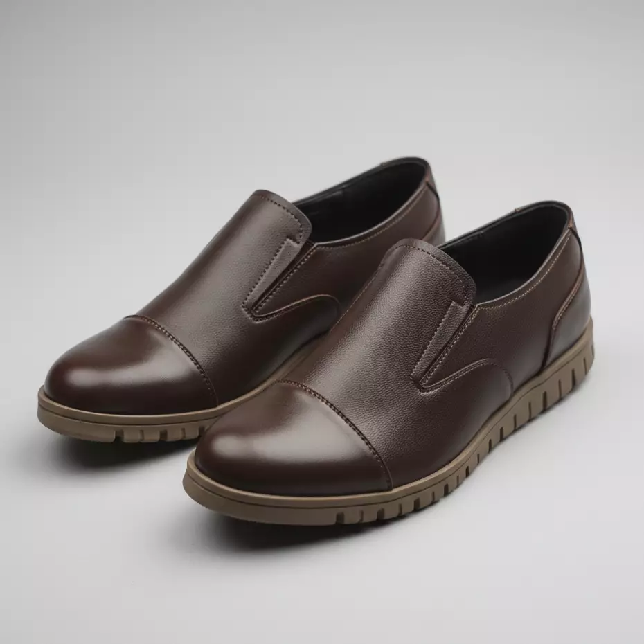PAULMAY Sepatu Slip On Pria Modena 33 - Brown
