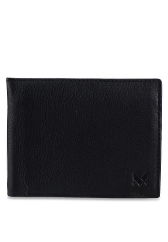 MIAJEES LEATHER black Classic Wallet with ID Holder  2AB47AC63EA209GS_1