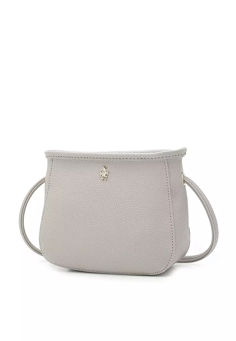 2-In-1 Sling Bag & Zipper Pouch - Grey