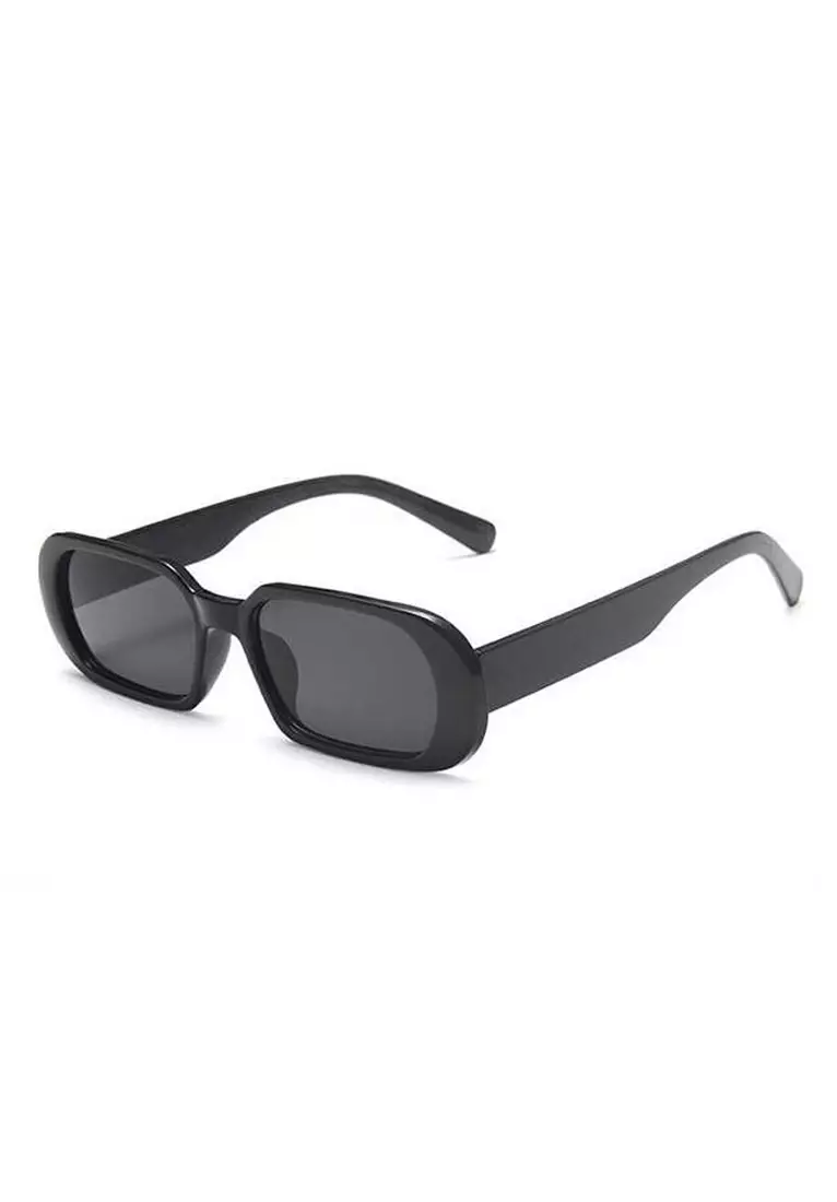 Mackenzie Kacamata Oval Frame Sunglasses Material PC ORIGINAL - Black