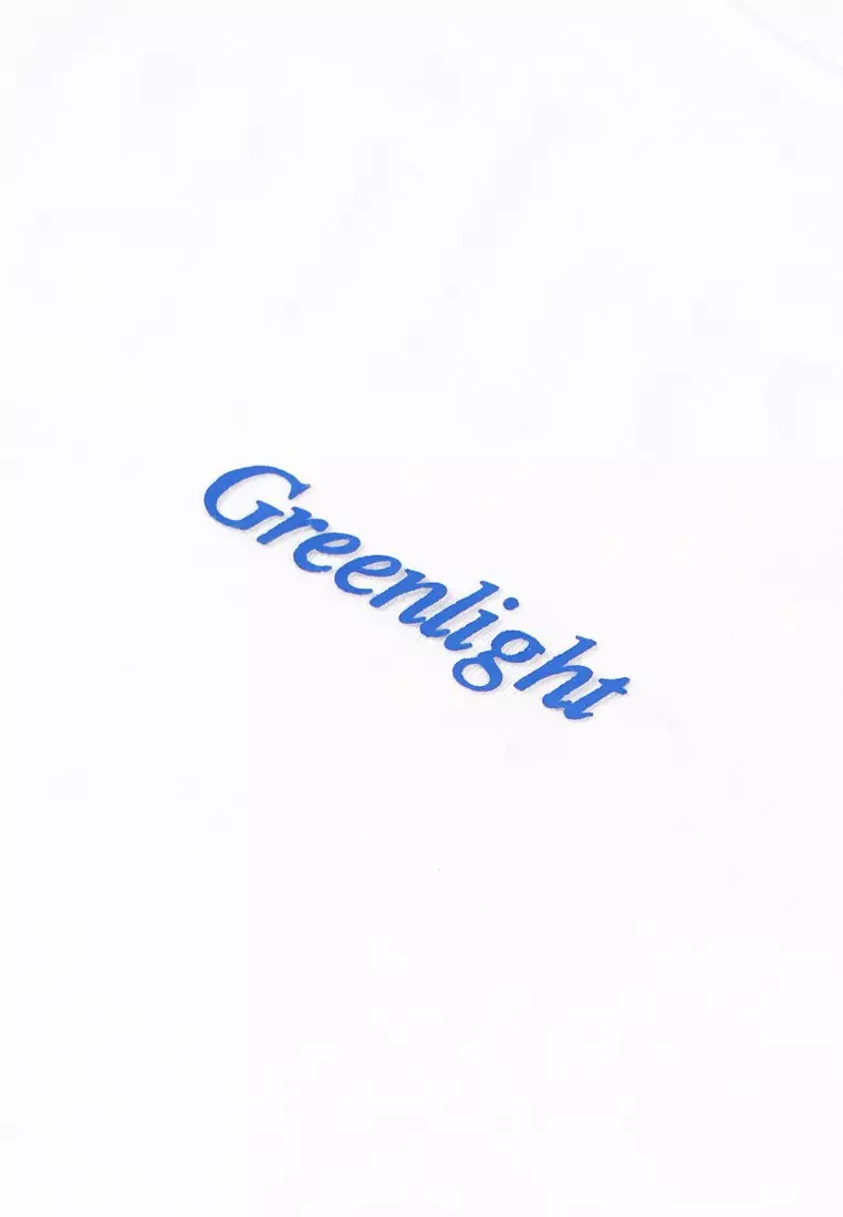 Greenlight Men's T-Shirt Short Sleeve Regular Fit Cotton Logo Script Anda OL-C351124
