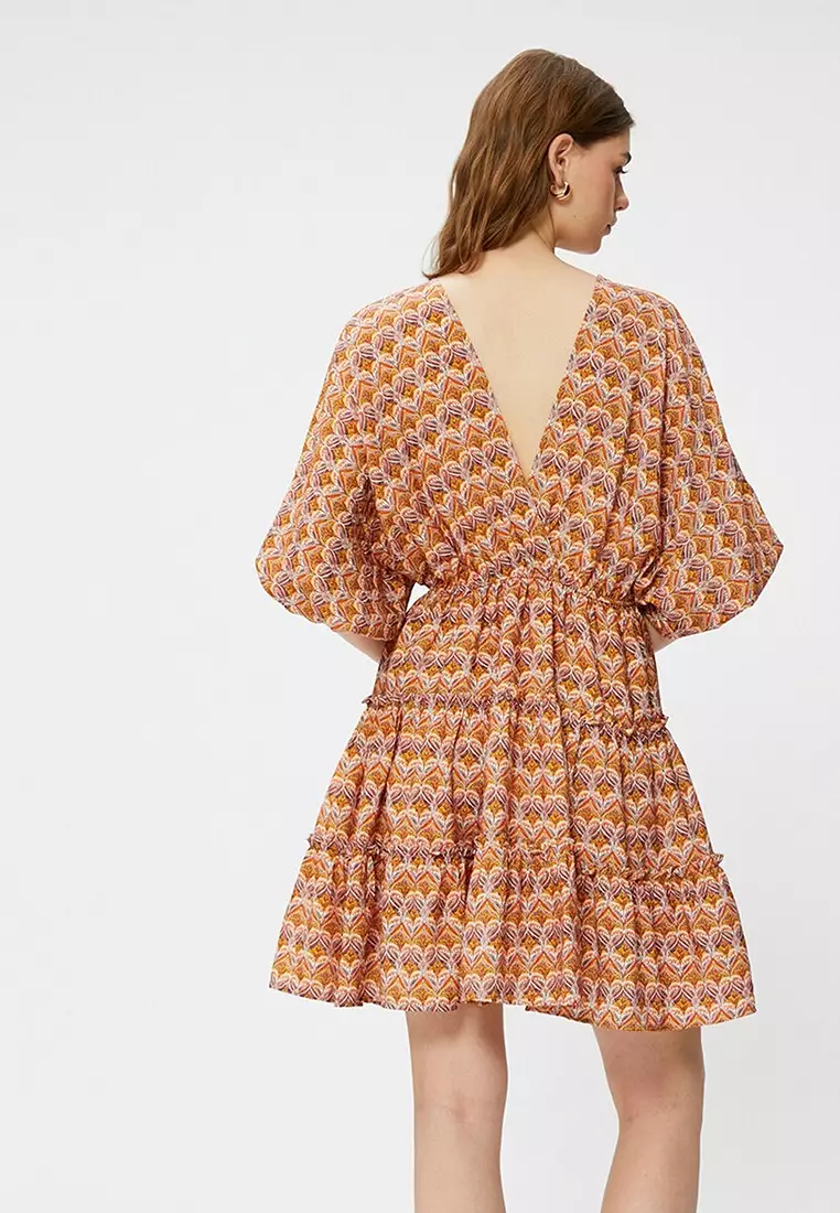 Patterned A-line Dress