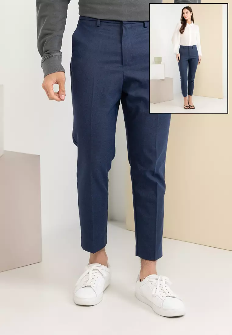 Buy Electro Denim Lab Slim Formal Pants Online | ZALORA Malaysia
