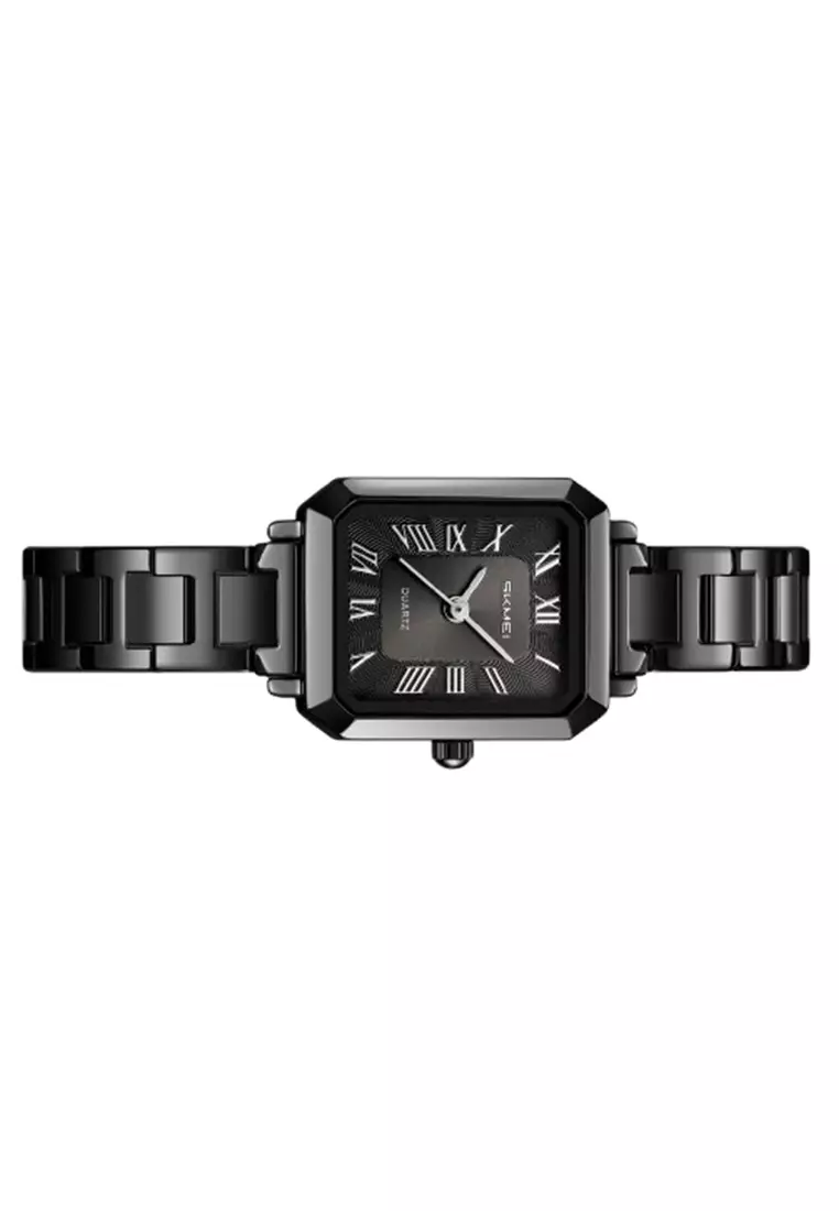 Jam Tangan Wanita Analog 2582 Tali Stainless ORIGINAL - Black