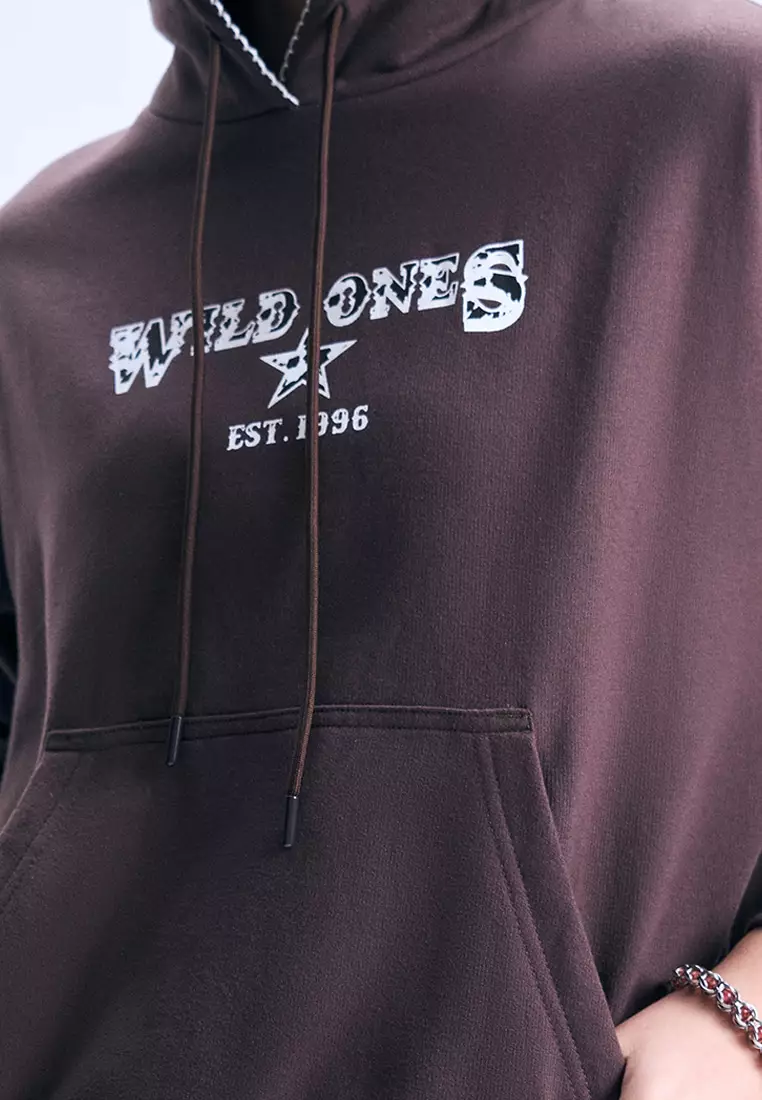 Graphic Relaxed Hoodie