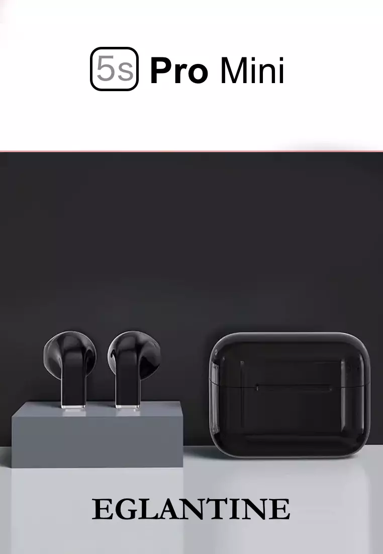 Value Deal - 2 pieces 5S PRO Mini Wireless Earbuds - TWS (True Wireless Stereo) - Black