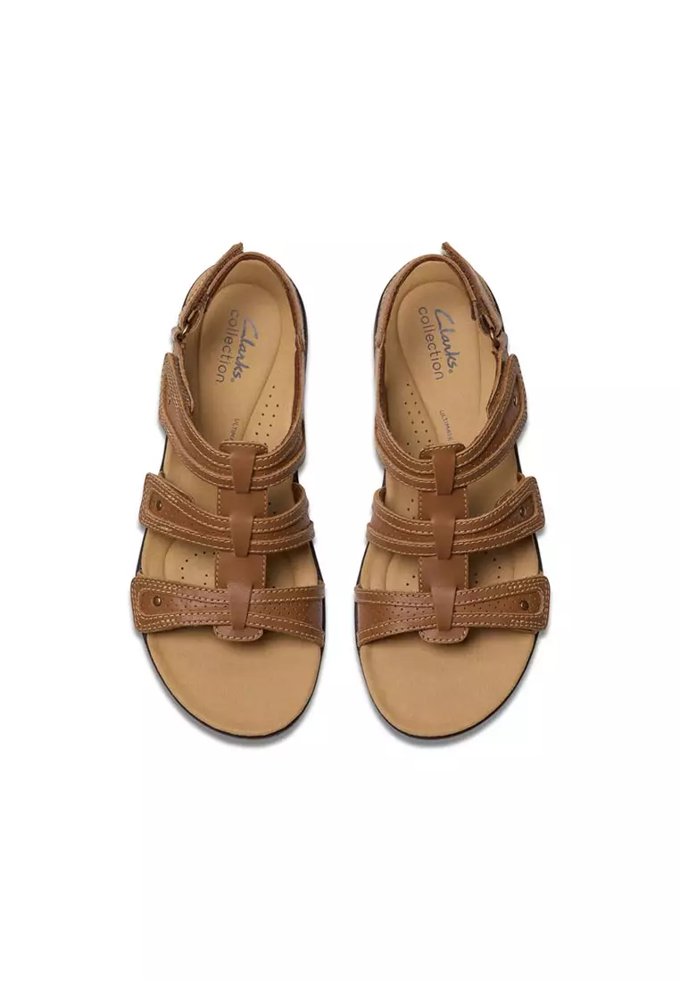 Womens Laurieann Ivy Sandals Tan Leather - Wide Fit