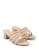 Compania Fantastica 米褐色 繞帶高跟鞋 8CE6ASHF804EA7GS_2