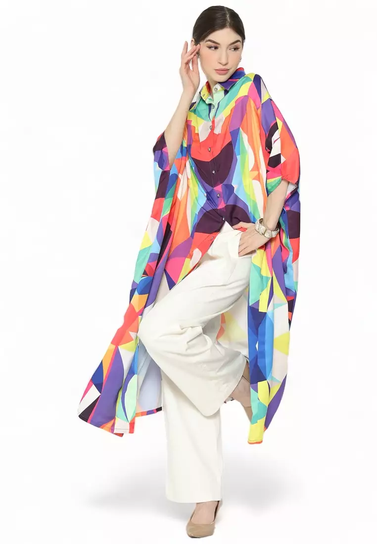 Kanzi Collared Kaftan