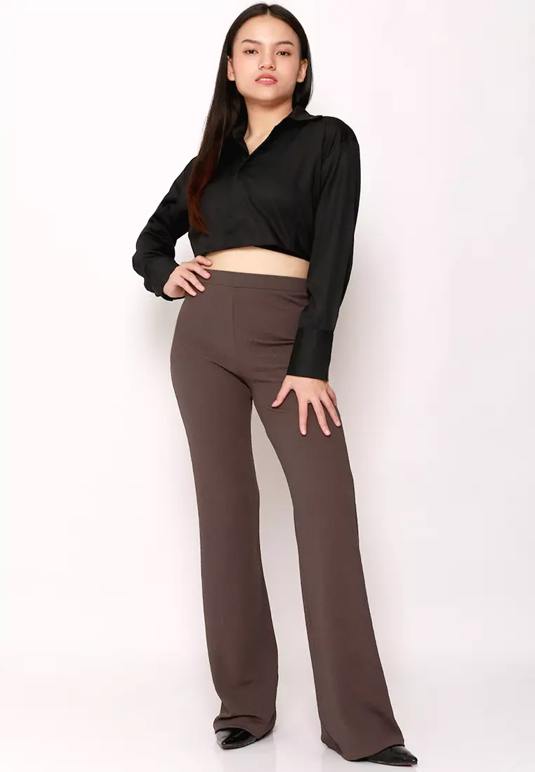 Long Sleeve Crop Shirt