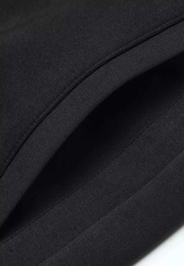 FILA CORE LIFESTYLE WHITE MILAN DESIGN WEEK Women Knit Pants (Black)