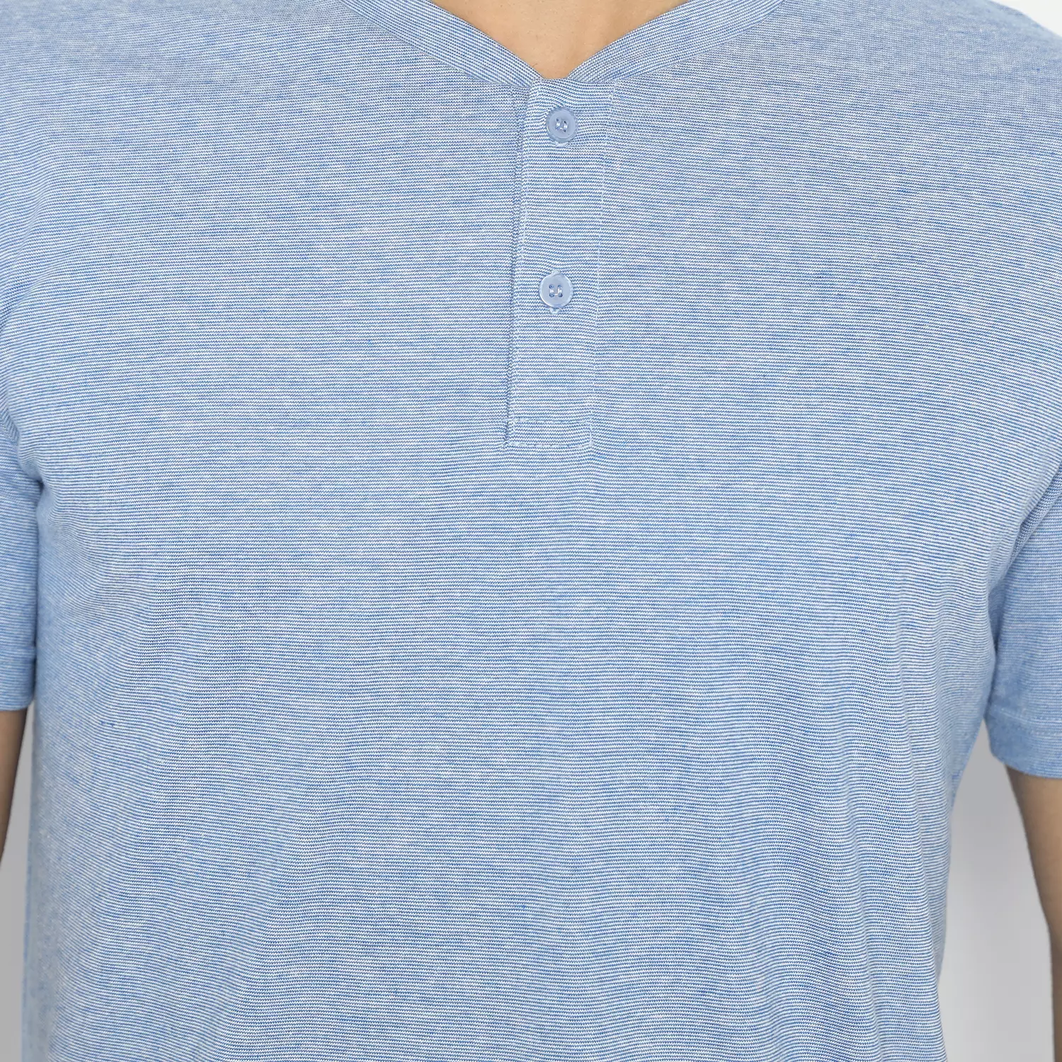 Kale Austin Blue / T-Shirt Kancing Polos Lengan Pendek / Unisex Casual