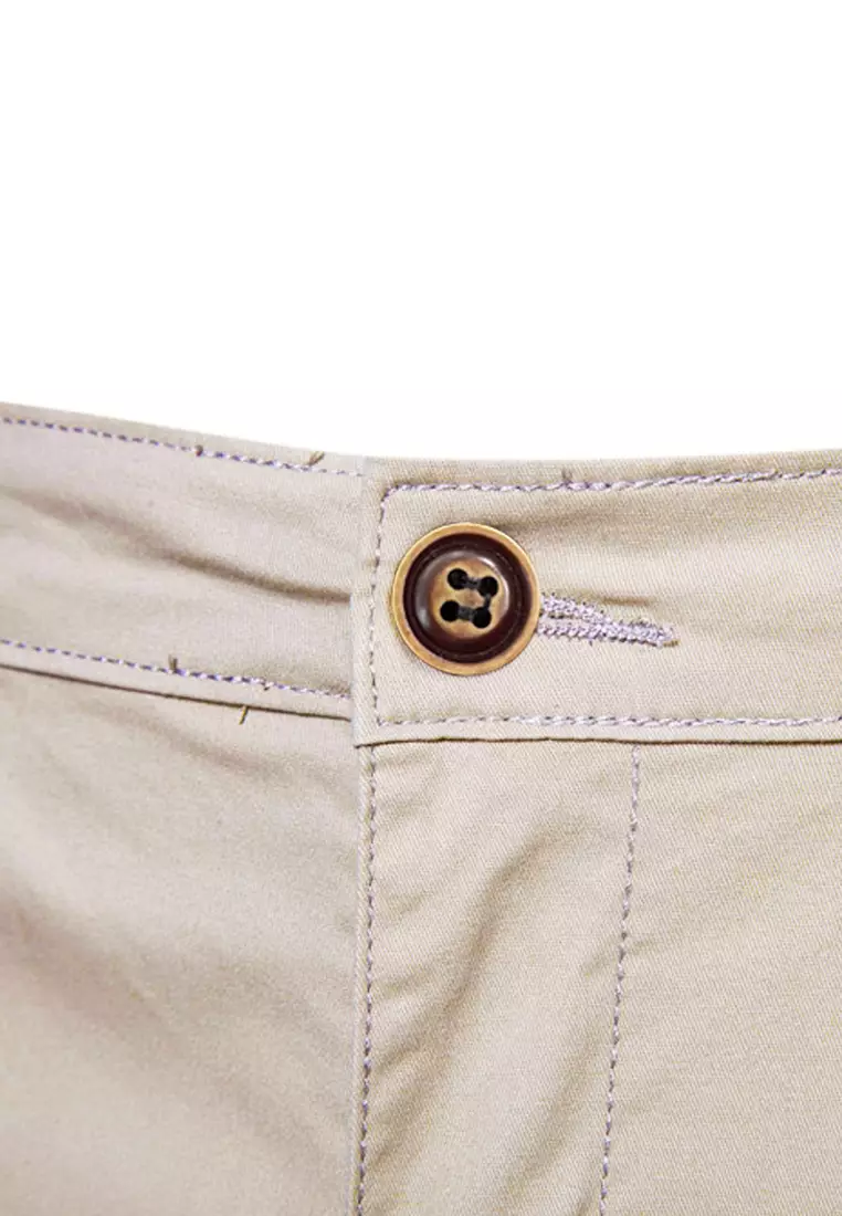 Straight Cropped Shorts AX019