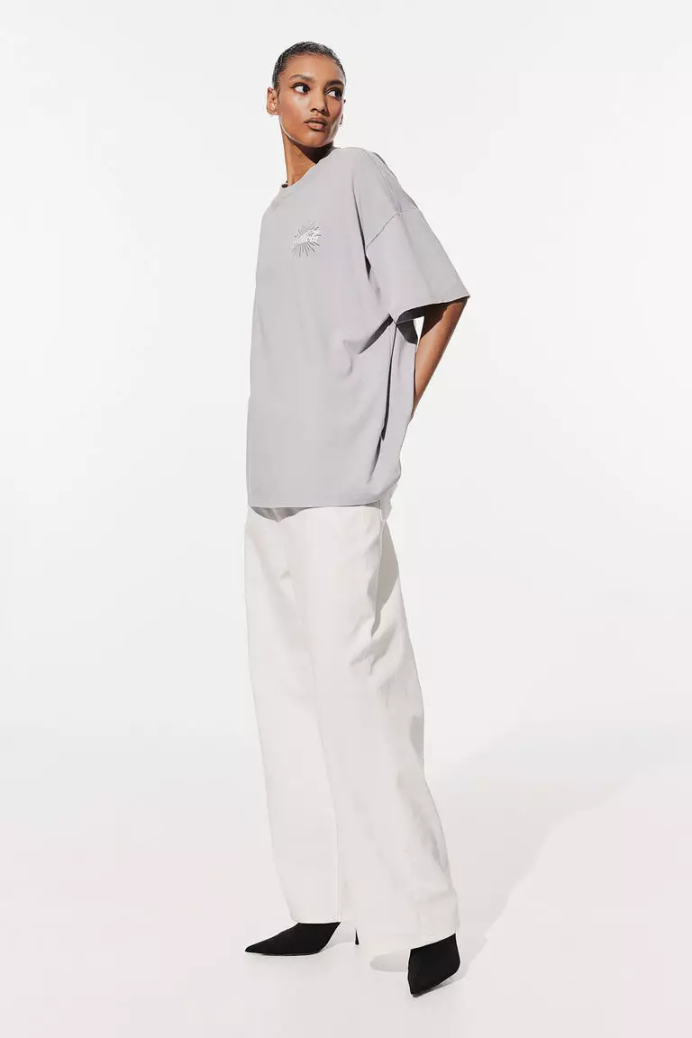 Oversized printed T-shirt