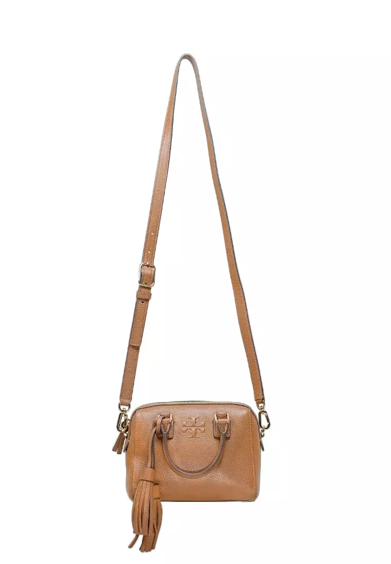 Tory Burch Moose Thea Mini Web Leather Satchel, Best Price and Reviews